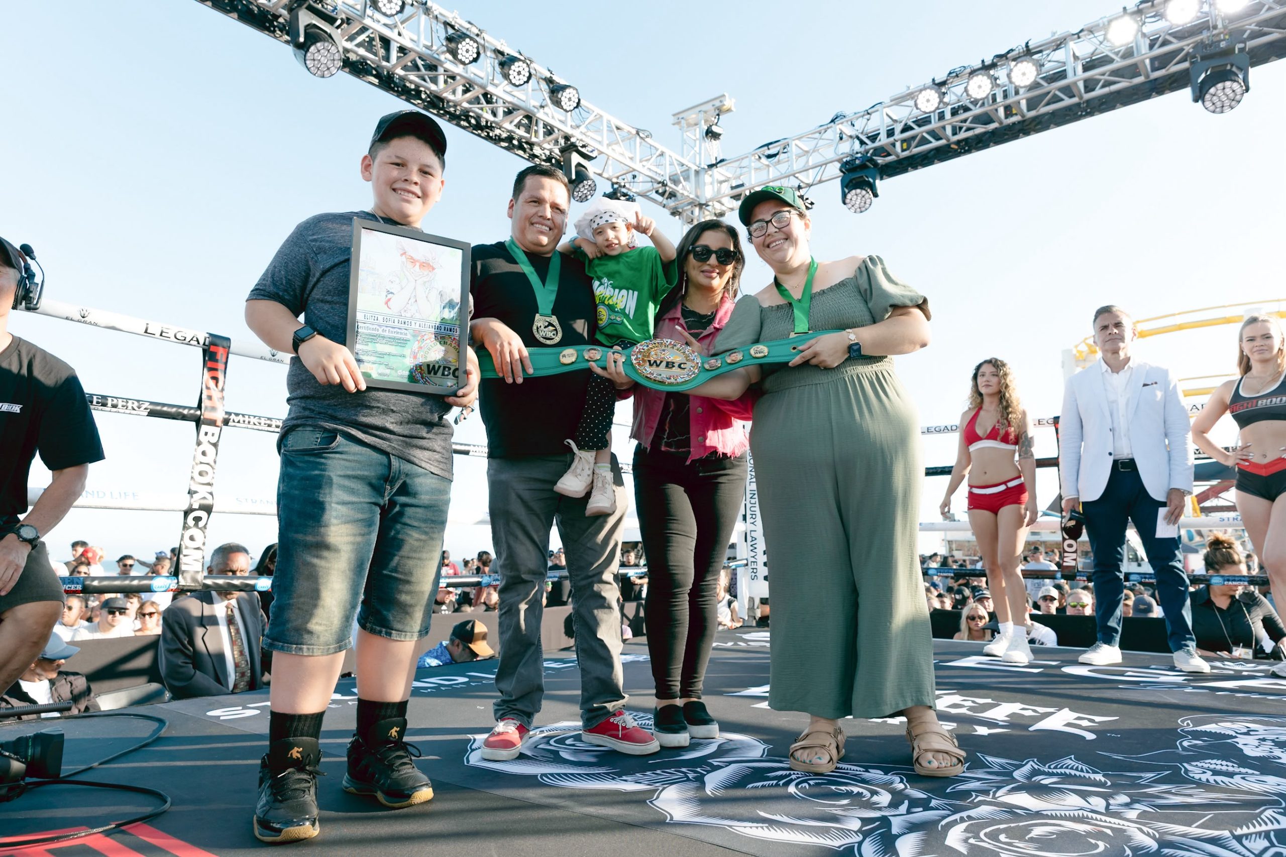 Butterfly Brawl dedicated to Cancer and supported by WBC Cares.