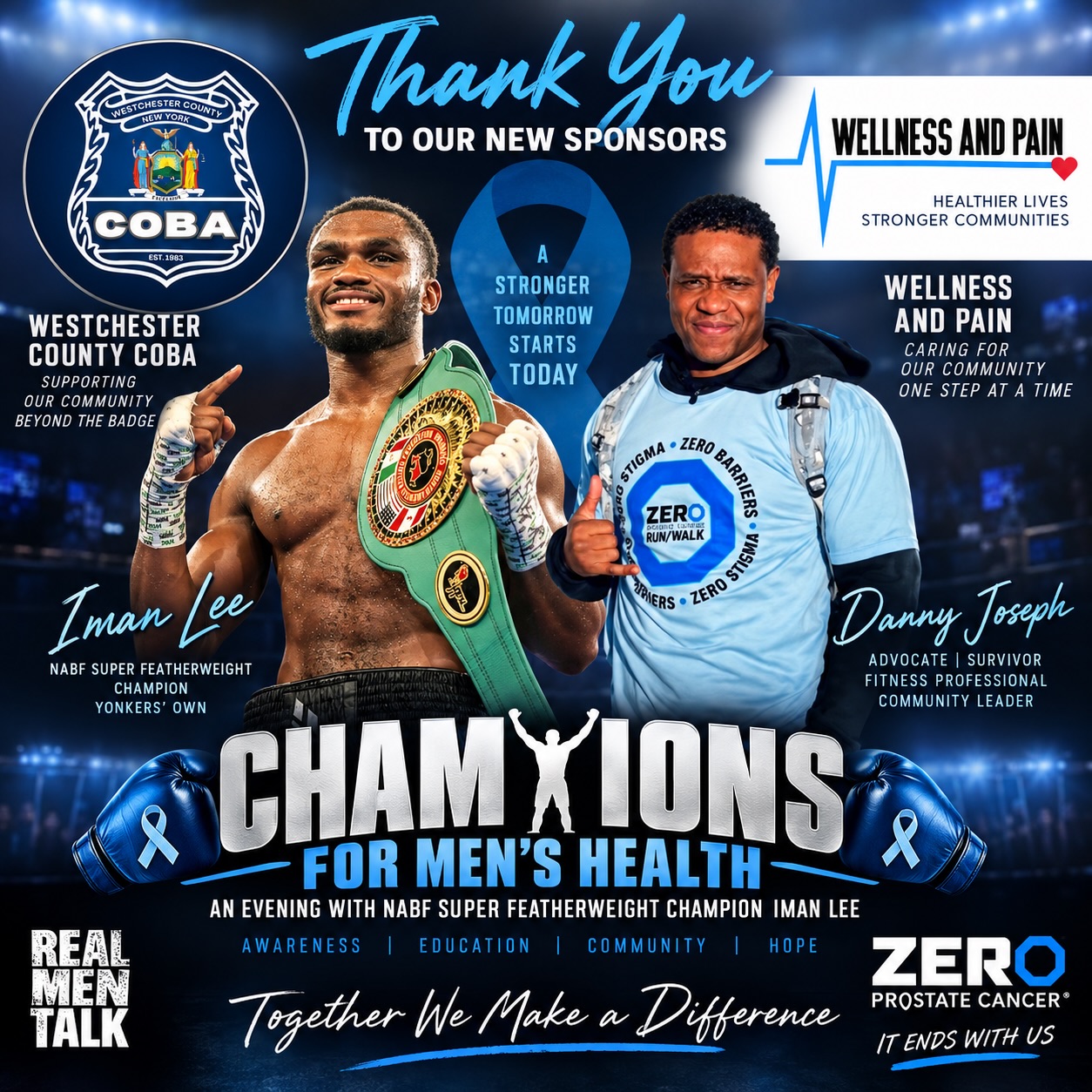 NABF Champion, Iman Lee is also a champion for Men’s Health. 💙