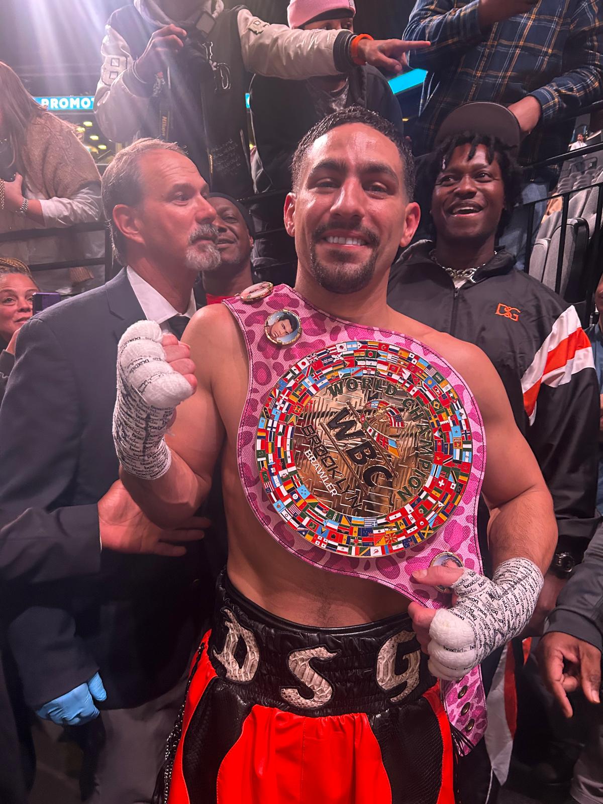 Danny “Swift” Garcia awared with Pink Belt