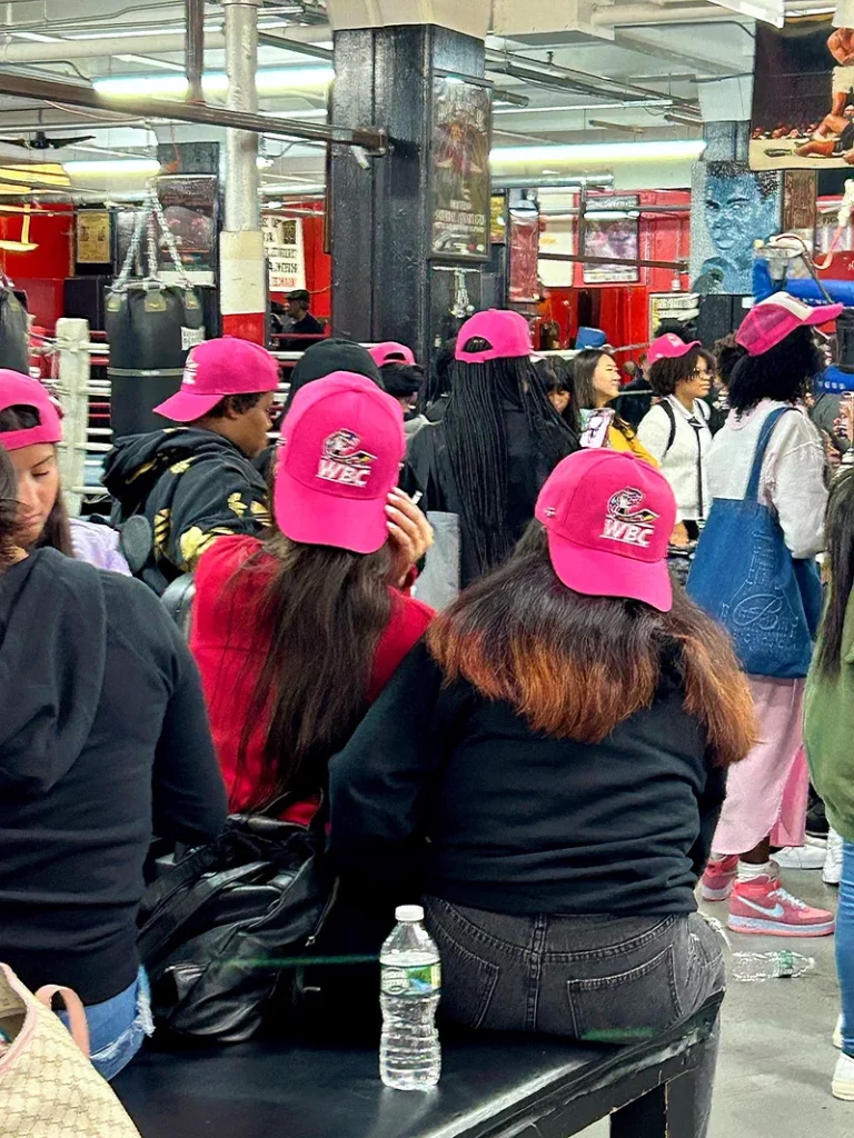 Attendees at Gleason’s Gym event