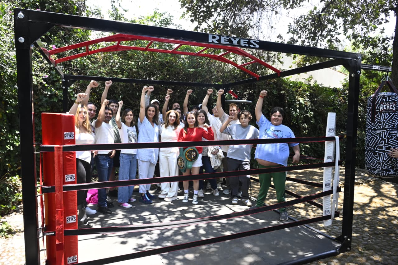 Entrega módulo de boxeo Cleto Reyes