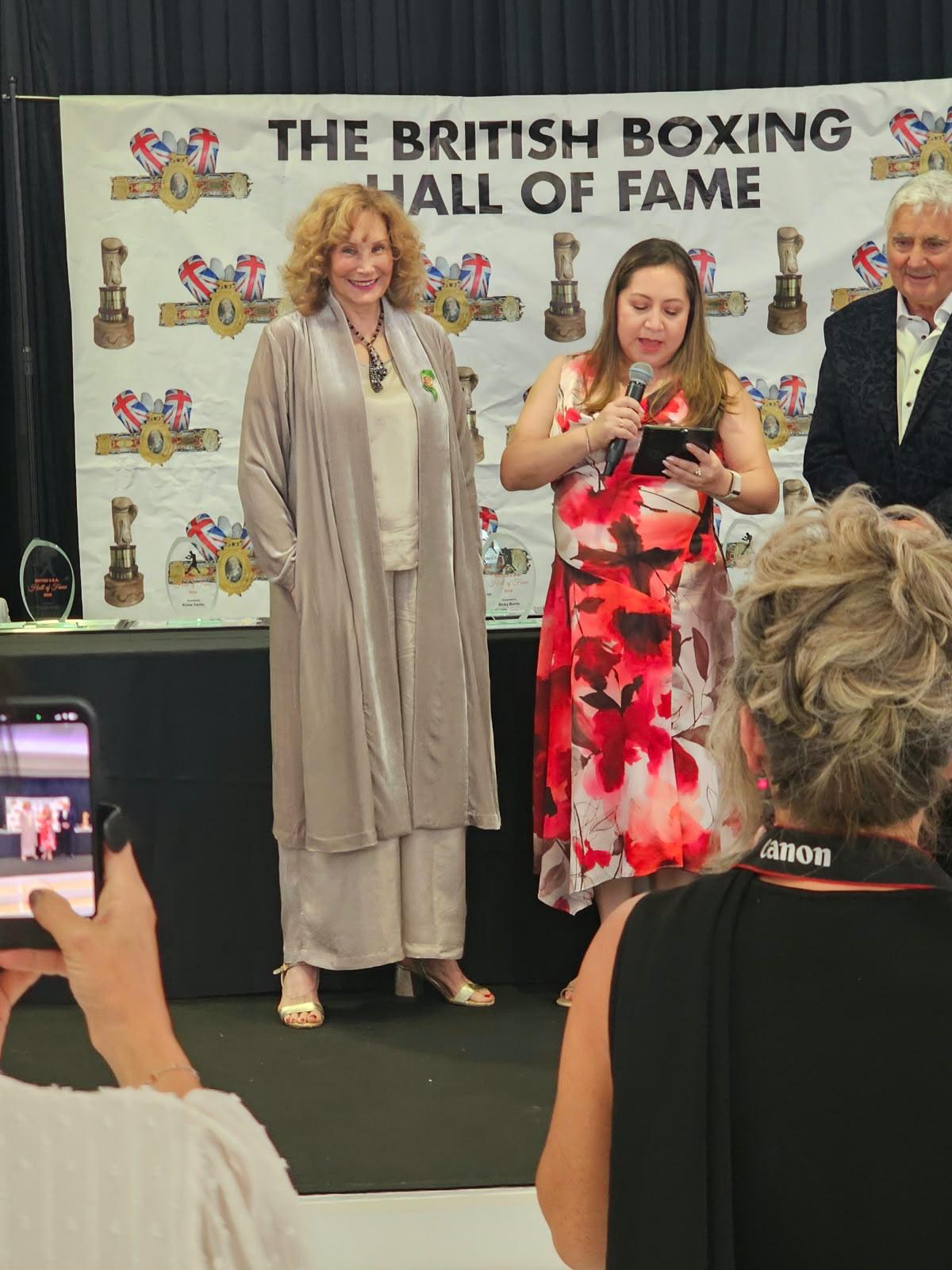 Jill Diamond, congratulations on your induction to the British Hall of Fame