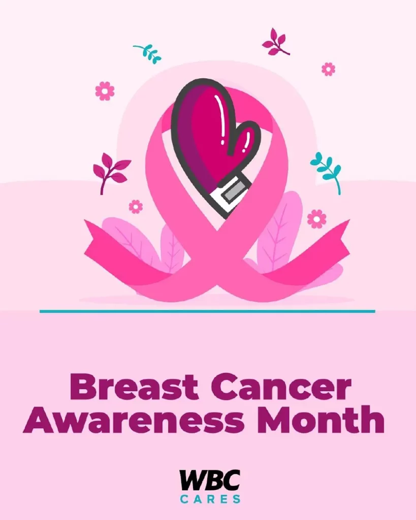 WBC Cares - Breast Cancer Awareness Month flyer