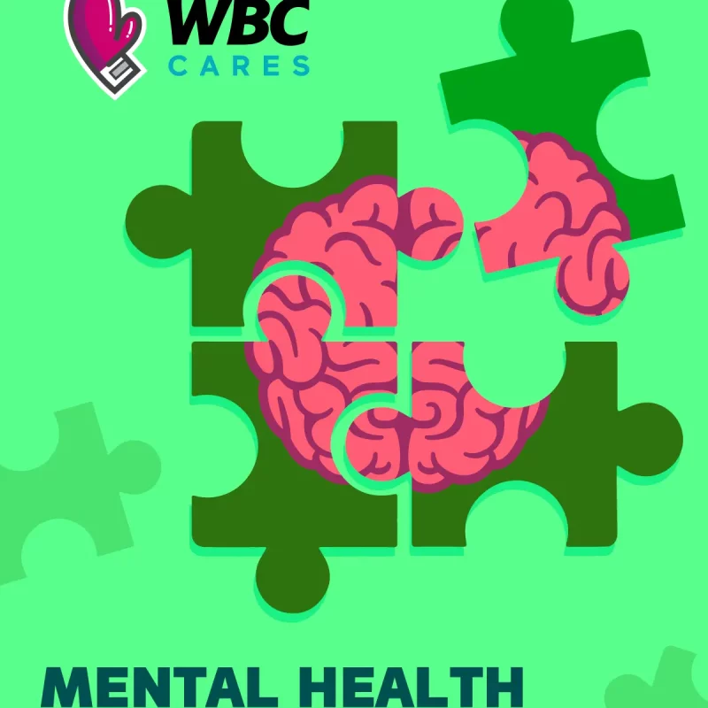WBC Cares - May for Mental Health flyer in English