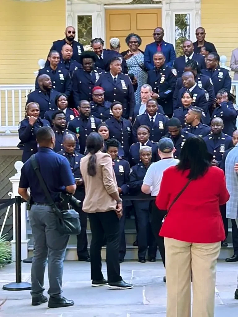 WBC Cares_Juneteenth NY_7 Participants at the event posing for a picture at the Juneteenth event in NY