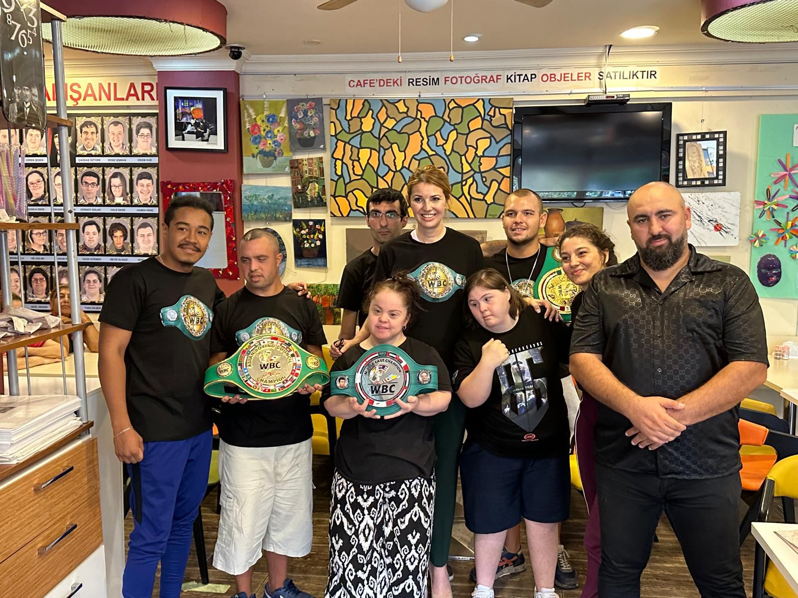 WBC Türkiye Champions Inspire at Down Café