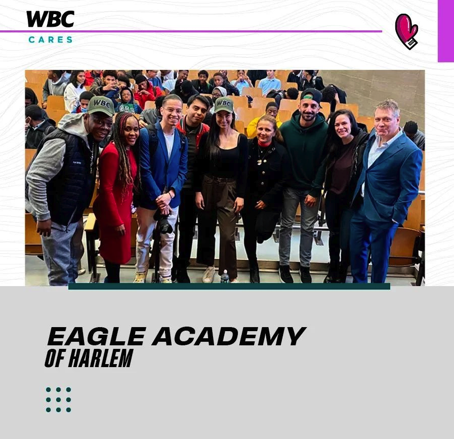 At the Eagle Academy of Harlem for Young Men sharing ideas and healing together!