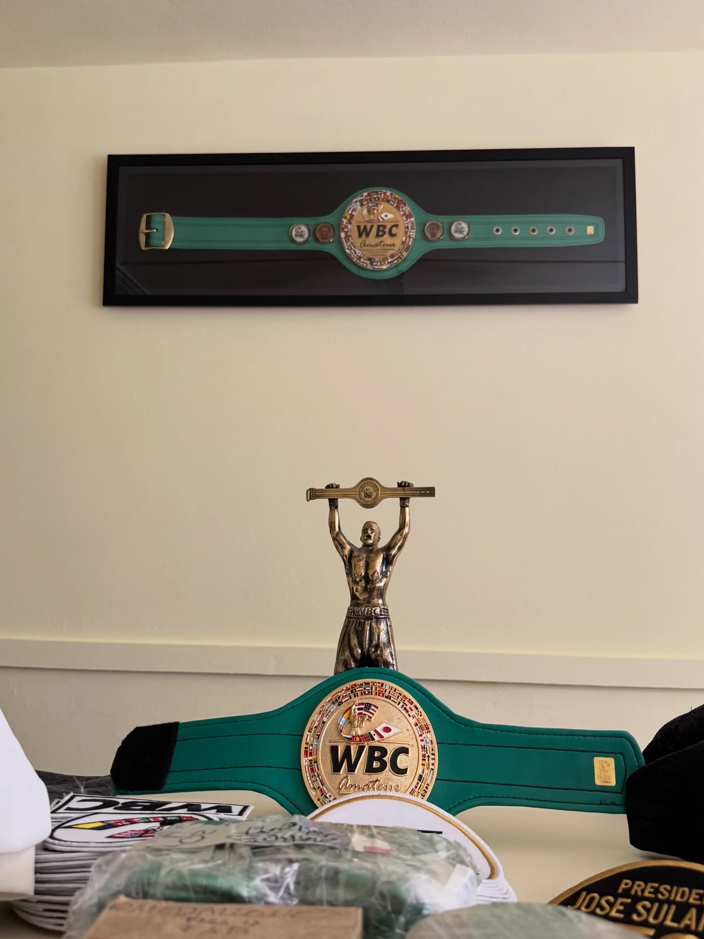 El @wbcboxing tiene oficina en la  capital del tango.